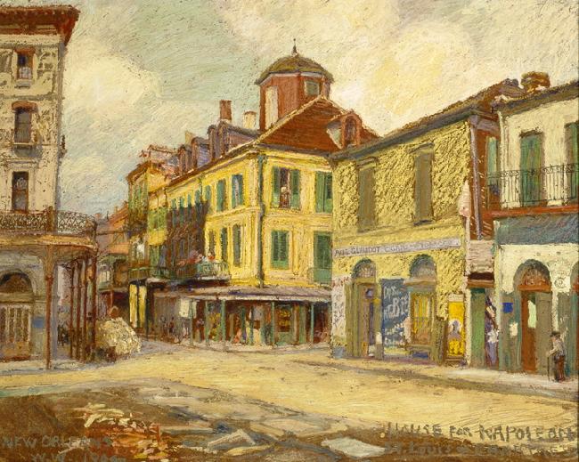 William Woodward St. Louis and Chartres Streets oil painting picture